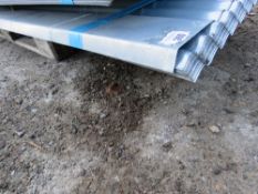 PACK OF 25NO 8FT LENGTH GALVANISED CORRUGATED ROOF SHEETS, 0.9M WIDTH.
