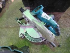 MAKITA 24VOLT BATTERY SAW, NO BATTERY. SOLD UNDER THE AUCTIONEERS MARGIN SCHEME THEREFORE NO VAT WIL