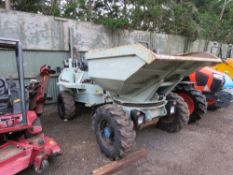 benford swivel skip 5 tonne dumper. when tested was seen to drive, steer, brake and tip. sn:SLBDN00E