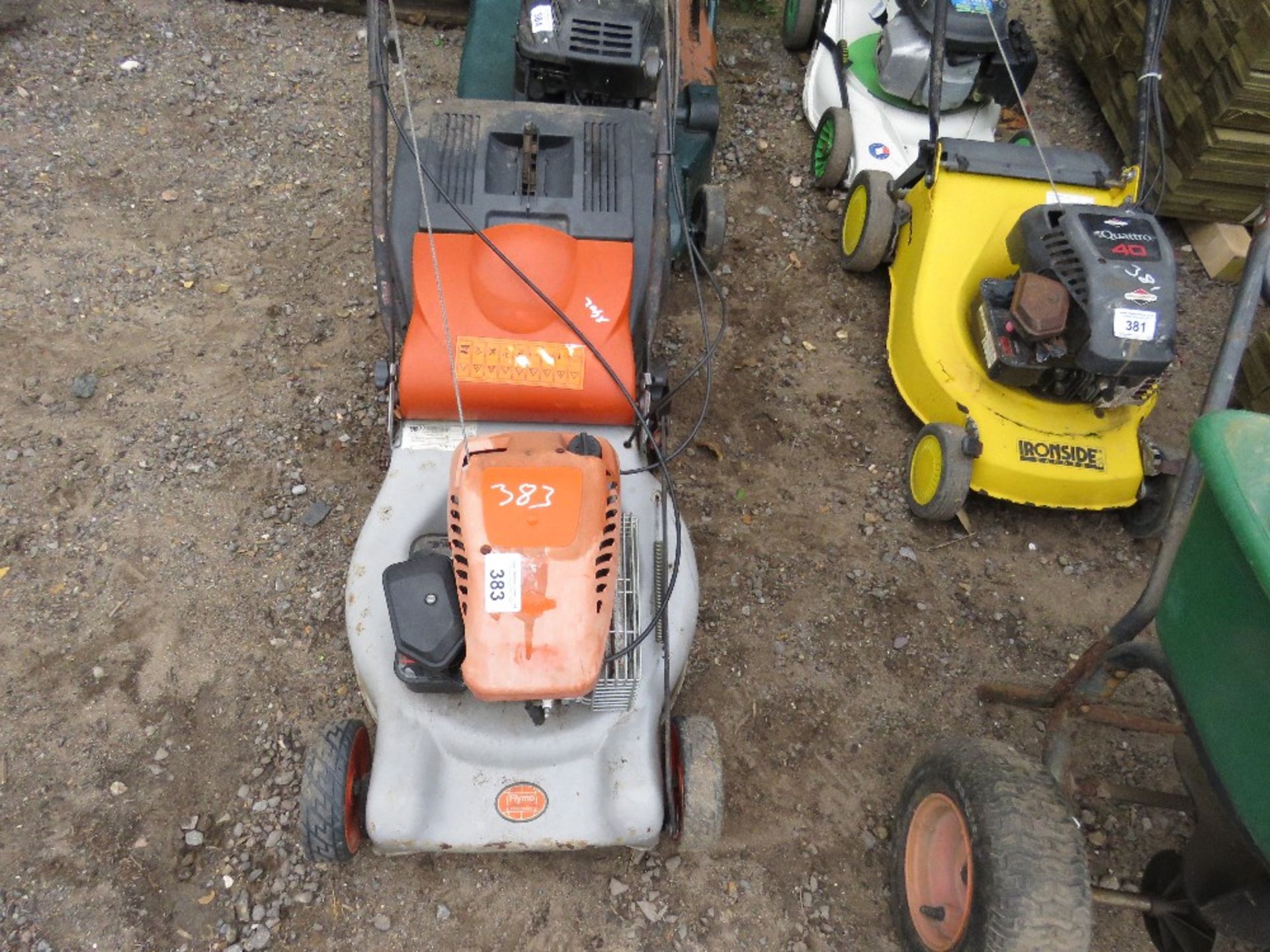 FLYMO ROLLER MOWER WITH COLLECTOR BOX. - Image 2 of 3