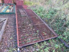 SLIDING ENTRANCE YARD GATE, 23FT LENGTH APPROX, 1.8M TOTAL HEIGHT.