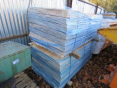 2 X LARGE PACKS OF UNTREATED HIT AND MISS FENCE CLADDING TIMBER BOARDS. SIZE: 1.72M LENGTH X 95MM WI