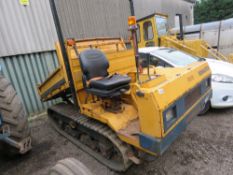 KOMATSU TRACKED DUMPER. DIRECT FROM DRIVER TRAINING SCHOOL, BEING SURPLUS TO REQUIREMENTS. DUAL POSI