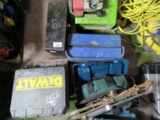 ASSORTED TOOLS, SPANNERS, GAS CUTTING TORCH ETC. EXECUTOR SALE. SOLD UNDER THE AUCTIONEERS MARGIN SC