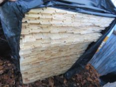 EXTRA LARGE PACK OF UNTREATED SHIPLAP FENCE CLADDING TIMBER BOARDS. SIZE: 1.83M LENGTH X 95MM WIDTH