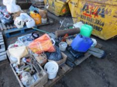 2 X PALLETS OF ASSORTED SUNDRY RETIREMENT ITEMS FROM WORKSHOP. THIS LOT IS SOLD UNDER THE AUCTIONEER