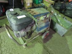 PETROL ENGINED WELDER GENERATOR. SOLD UNDER THE AUCTIONEERS MARGIN SCHEME THERFORE NO VAT WILL BE CH