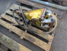 ATLAS COPCO EXCAVATOR BREAKER ON 30MM PINS. SOLD UNDER THE AUCTIONEERS MARGIN SCHEME, THEREFORE NO V