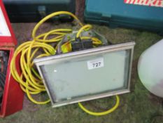 110VOLT FLOOD LIGHT. RETIREMENT SALE. SOLD UNDER THE AUCTIONEERS MARGIN SCHEME THEREFORE NO VAT CHAR