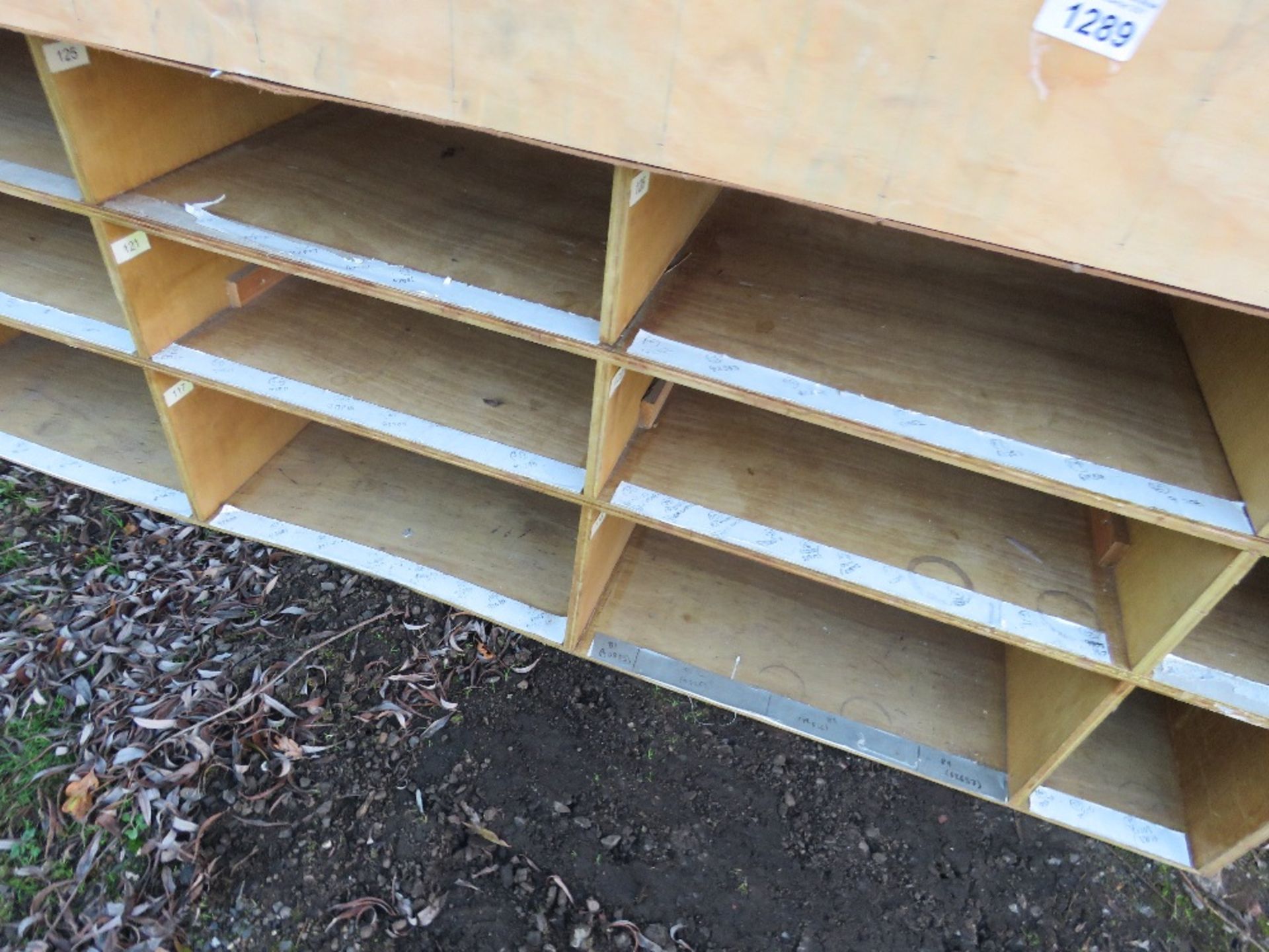 WOODEN SHELVING UNITS. THIS LOT IS SOLD UNDER THE AUCTIONEERS MARGIN SCHEME, THEREFORE NO VAT WILL B - Image 3 of 3