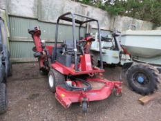 TORO GROUNDMASTER BATWING ROTARY MOWER, KUBOTA ENGINE. WHEN TESTED WAS SEEN TO RUN, DRIVE, MOWERS TU