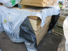 LARGE PACK OF UNTREATED ROUNDED TOP TIMBER CLADDING BOARDS: 2M LENGTH X 120MM WIDTH X 20MM DEPTH AP