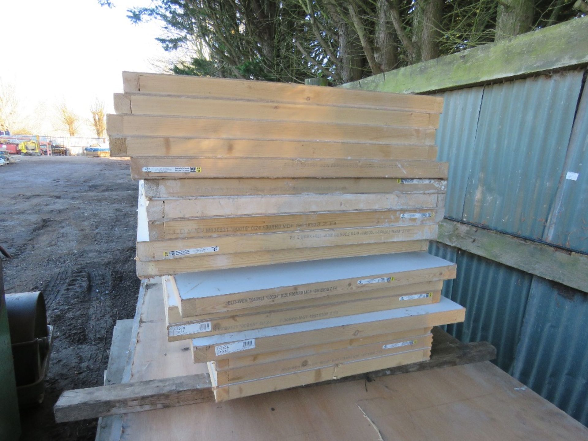 STACK OF 14 X 44MM FIRE DOORS. THIS LOT IS SOLD UNDER THE AUCTIONEERS MARGIN SCHEME, THEREFORE NO VA - Image 2 of 3