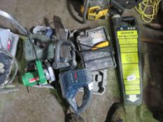 5 X MIXED POWER TOOLS. EXECUTOR SALE. SOLD UNDER THE AUCTIONEERS MARGIN SCHEME THEREFORE NO VAT WILL