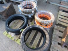 PALLET CONTAINING 10 X ASSORTED MOTORBIKE TYRES, SOURCED FROM COMPANY LIQUIDATION. THIS LOT IS SOL
