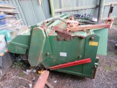 SUTON / GURNEY REEVE 2.2M WIDE HYDRAULIC POWERED YARD BRUSH WITH COLLECTOR AND GUTTER BRUSH. YEAR 20