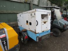 STEPHILL 16KVA TOWED GENERATOR SET, ISUZU ENGINE. SN:30816. SOLD UNDER THE AUCTIONEERS MARGIN SCHEM