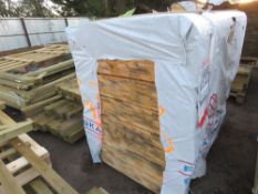 EXTRA LARGE PACK OF SHIPLAP FENCE CLADDING TIMBER, UNTREATED. SIZE: 1.73M LENGTH, 95MM WIDTH APPROX.