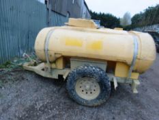 TRAILER ENGINEERING SINGLE AXLED WATER BOWSER.