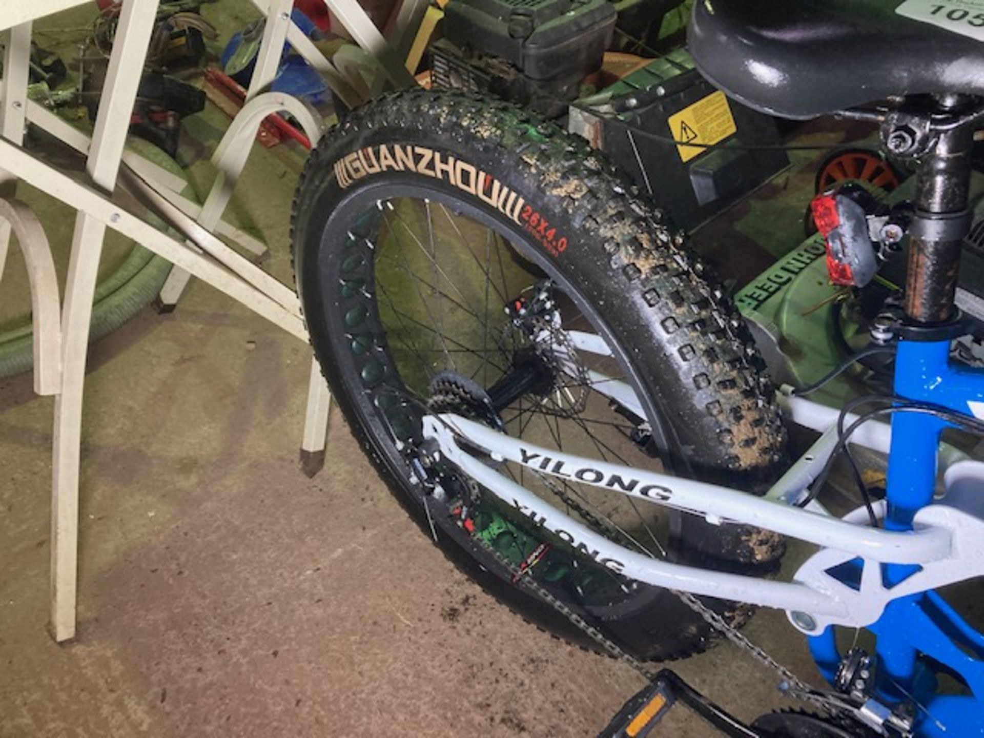 FAT BOY BIKE, LITTLE USED, NO VAT ON HAMMER PRICE. - Image 4 of 10