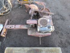 ENGINE ON A FRAME PLUS A ROTORVATOR BACK END. THIS LOT IS SOLD UNDER THE AUCTIONEERS MARGIN SCHEME,