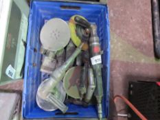 BOX OF ASSORTED AIR TOOLS. THIS LOT IS SOLD UNDER THE AUCTIONEERS MARGIN SCHEME, THEREFORE NO VAT WI