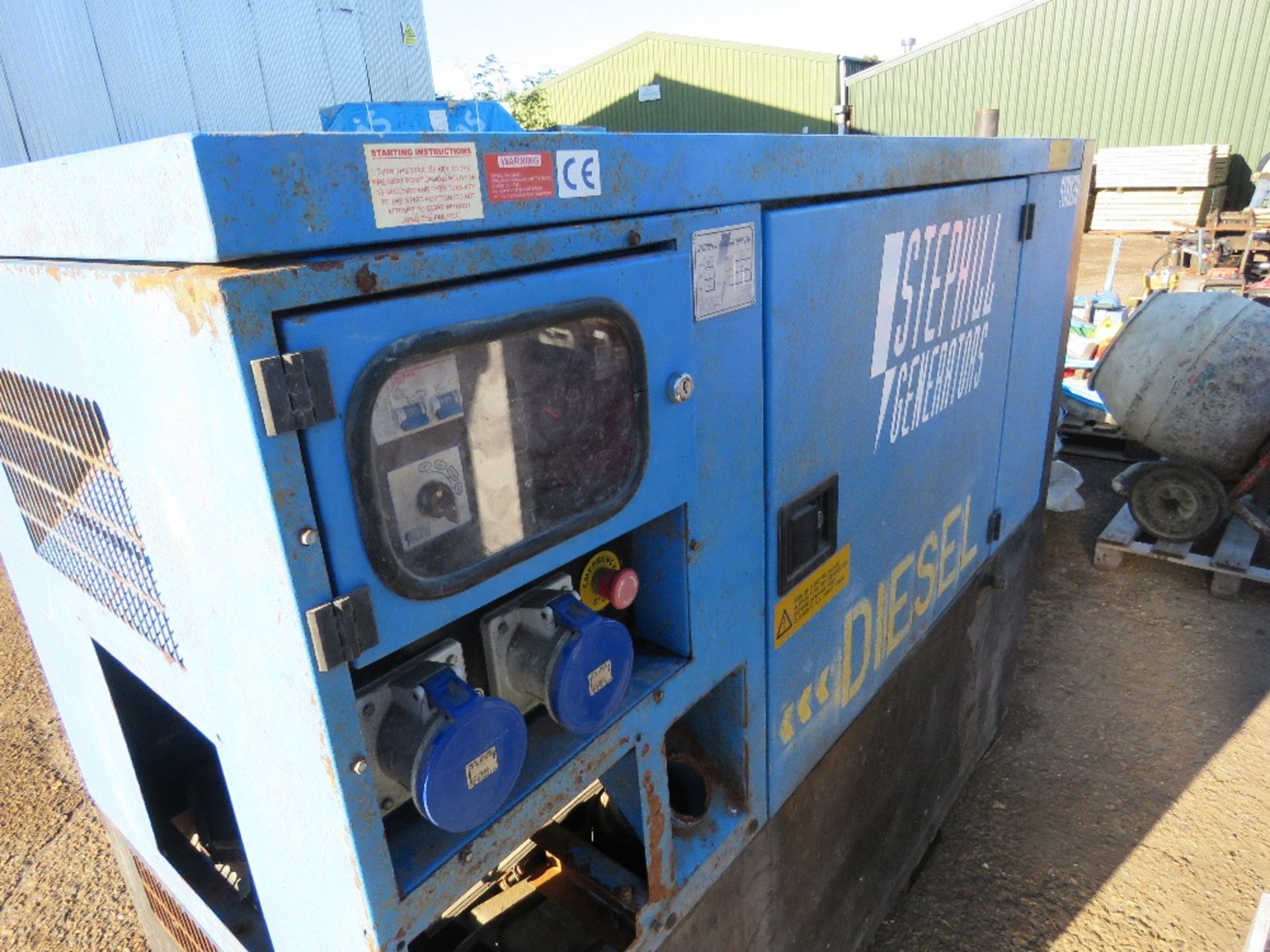 STEPHILL SSDX20 GENERATOR SET, ISUZU ENGINE, PARTS MISSING, SPARES/REPAIR. THIS LOT IS SOLD UNDER T - Image 6 of 8