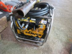 JCB BEAVER HYDRAULIC PACK WITH HOSE AND GUN. DIRECT FROM LOCAL COMPANY AS PART OF THEIR FLEET RENEWA