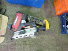 2 X BATTERY NAIL GUNS: DEWALT AND ANOTHER. SOLD UNDER THE AUCTIONEERS MARGIN SCHEME THEREFORE NO VAT