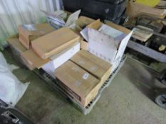 PALLET OF SUNWARD EXCAVATOR SERVICE KITS ETC.