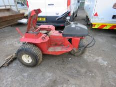 TORO 3 WHEEL BUNKER RAKE, PETROL ENGINED.