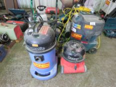 2 X VACUUMS, 240VOLT: NUMATIC AND HENRY.