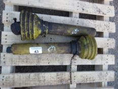 PTO SHAFTS. THIS LOT IS SOLD UNDER THE AUCTIONEERS MARGIN SCHEME, THEREFORE NO VAT WILL BE CHARGED