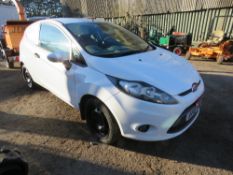 FORD FIESTA PANEL VAN REG:AY10 YNK. WITH V5. TESTED TILL SEPTEMBER 2022. 158,074 REC MILES. DRIVEN I