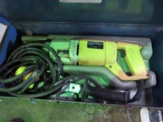 110VOLT CORE DRILL IN BOX. RETIREMENT SALE. SOLD UNDER THE AUCTIONEERS MARGIN SCHEME THEREFORE NO VA