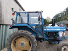 FORD 5610 2WD TRACTOR REG:B107 XFJ. PICK UP HITCH. LIGHT BAR AND BEACONS. FLOOR CHANGE. DIRECT FROM