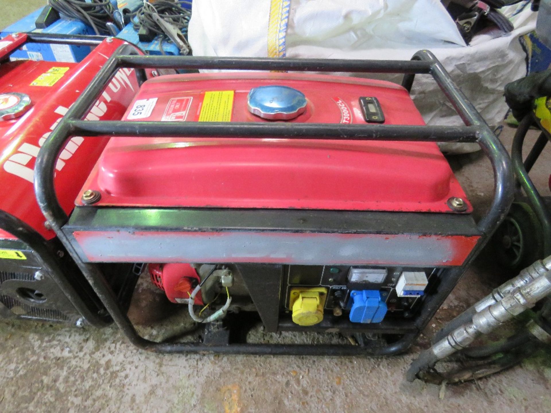 PETROL ENGINED GENERATOR SET. SOLD UNDER THE AUCTIONEERS MARGIN SCHEME THEREFORE NO VAT WILL BE CHAR