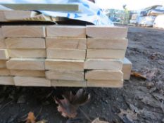 SMALL PACK OF UNTREATED FLAT FENCE CLADDING TIMBER BOARDS. SIZE: 1.83M LENGTH X 100MM WIDTH X 20MM