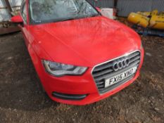 AUDI A3 4 DOOR HATCHBACK TDI REG:FX15 XNO. WITH V5, TESTED TILL 25.1.22. 1598CC DIESEL ENGINE. DIRE