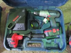 BOSCH 18VOLT BATTERY DRILL. SOLD UNDER THE AUCTIONEERS MARGIN SCHEME THEREFORE NO VAT WILL BE CHARGE