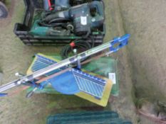 BOXED TILE CUTTER PLUS MITRE SAW. SOLD UNDER THE AUCTIONEERS MARGIN SCHEME THEREFORE NO VAT WILL BE