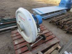 KONGSKILDE TRL75 3 PHASE POWERED GRAIN FAN. THIS LOT IS SOLD UNDER THE AUCTIONEERS MARGIN SCHEME, TH