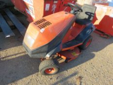 WESTWOOD RIDE ON MOWER. WHEN TESTED WAS SEEN TO RUN AND DRIVE. 12.5HP ENGINE.