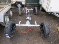 ALKO AXLE AND DRAWBAR ASSEMBLY FOR COMPRESSOR OR GENERATOR ETC, UNUSED.