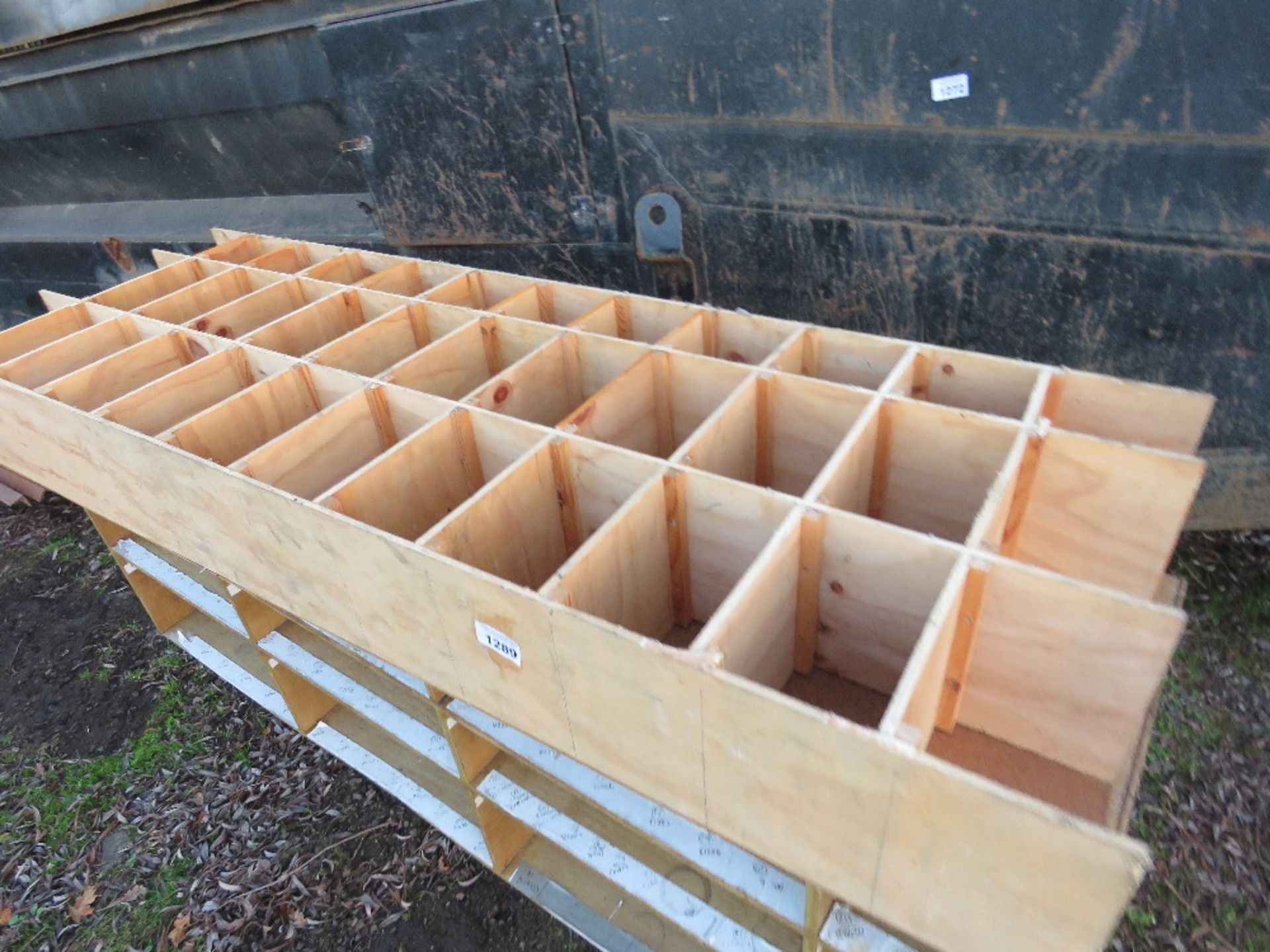 WOODEN SHELVING UNITS. THIS LOT IS SOLD UNDER THE AUCTIONEERS MARGIN SCHEME, THEREFORE NO VAT WILL B - Image 2 of 3