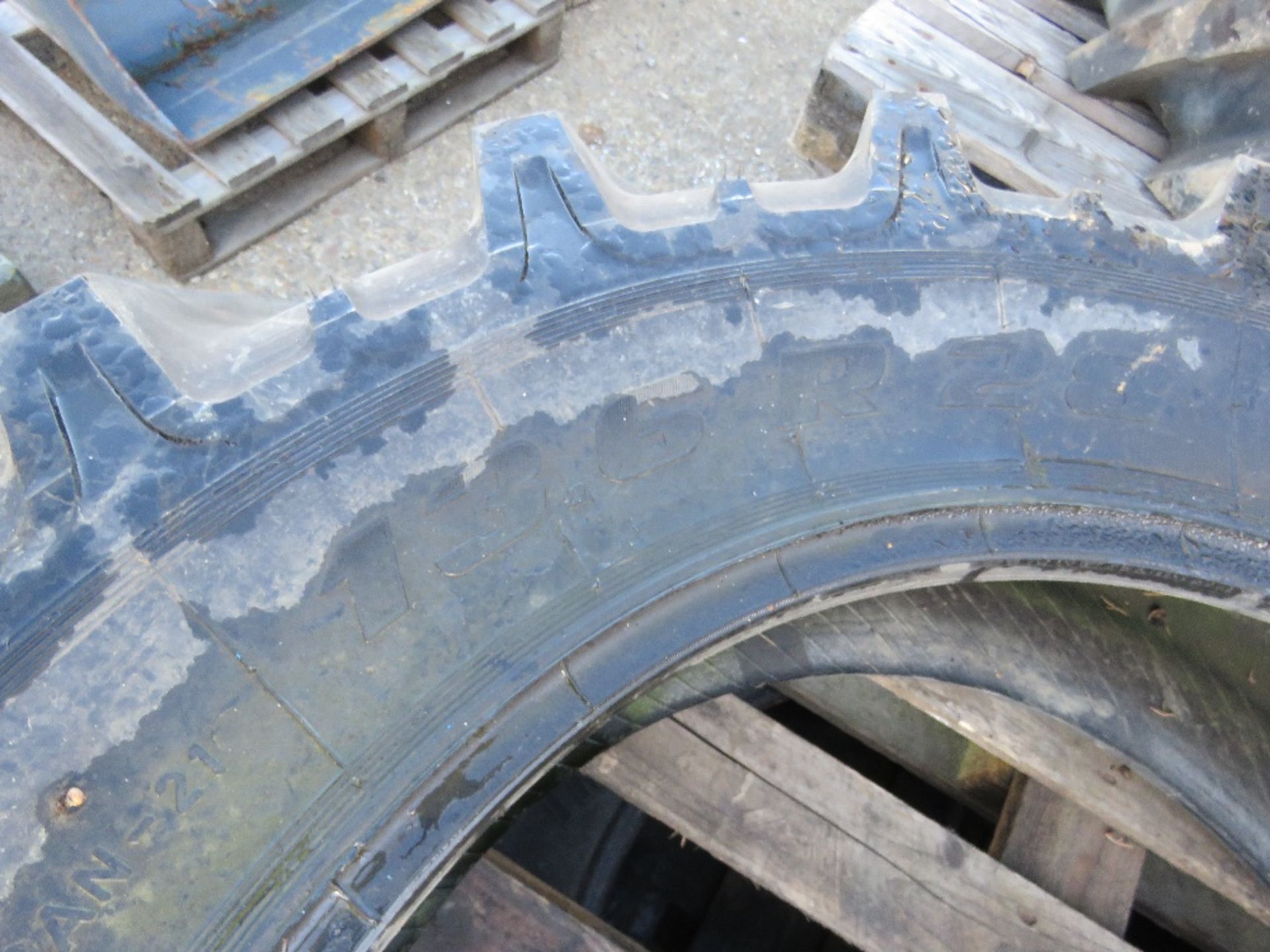 KORMORAN AGRICULTURAL TYRE. SIZE:13.6R28. - Image 3 of 3