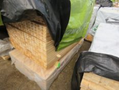 2 X PACKS OF UNTREATED H PROFILE TIMBER POSTS. SIZE: 1.57-1.77M LENGTH X 55MM WIDTH X 35MM DE