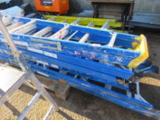 4 X BLUE GRP STEP LADDERS.