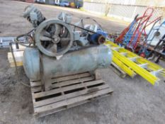 LARGE SIZED 3 PHASE WORKSHOP COMPRESSOR. THIS LOT IS SOLD UNDER THE AUCTIONEERS MARGIN SCHEME, THERE