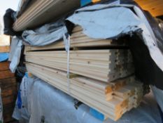 PACK OF FENCE PANEL H SECTION TIMBERS, UNTREATED. SIZE: 1.57M LENGTH APPROX.